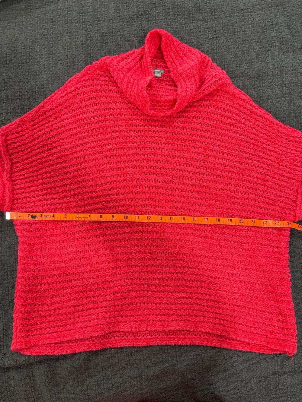 aerie Chunky Cowl Neck Sweater - Hot Pink - Picture 5 of 6